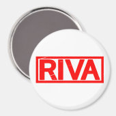 Riva Briefmarke Magnet (Vorderseite/Rückseite)