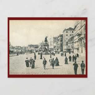 Riva degli Schiavoni, Venedig Vintag Postkarte