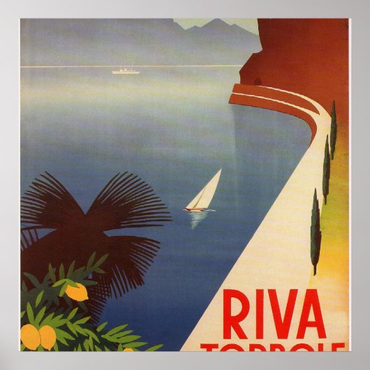 Riva Torbole, Gardasee Poster (Vorne)