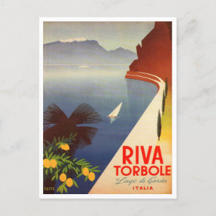 Riva Torbole, Lago de Garda Italien Reisen im Vint Postkarte