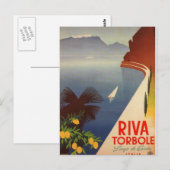 Riva Torbole, Lago di Garda Postkarte (Vorne/Hinten)