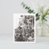 Rivalen-Händler in der Petticoat-Lane Postkarte (Stehend Vorderseite)