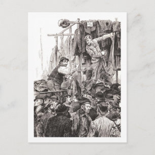 Rivalen-Händler in der Petticoat-Lane Postkarte