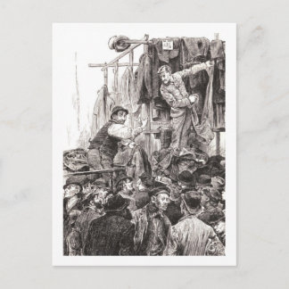 Rivalen-Händler in der Petticoat-Lane Postkarte