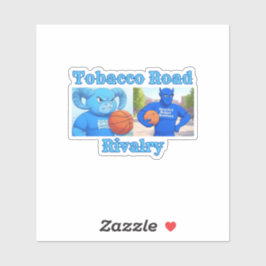 Rivalität auf der Tabakstraße Aufkleber