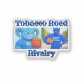 Rivalität auf der Tabakstraße Aufkleber (Vorderseite)