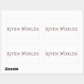 Riven Worlds Sticker (Blatt)