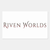 Riven Worlds Sticker (Vorderseite)