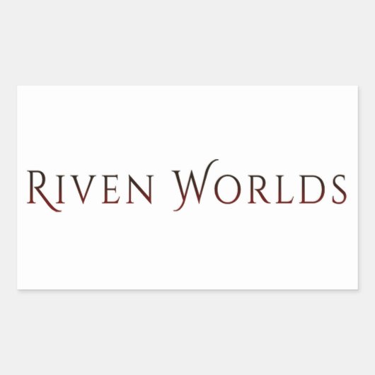 Riven Worlds Sticker (Vorderseite)