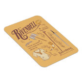 RIVENDELL™ Aquarell-Collage-Grafik Magnet (Rechte Seite)