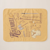 RIVENDELL™ Aquarell-Collage-Grafik Sherpadecke (Vorderseite (Horizontal))