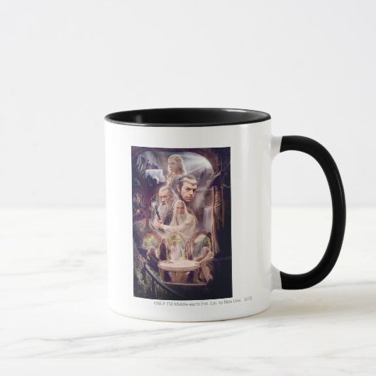 Rivendell Character Collage Tasse (Rechts)
