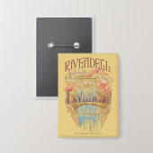 RIVENDELL™ Fellowship Wasserfarben-Illustration Button (Vorderseite/Rückseite)