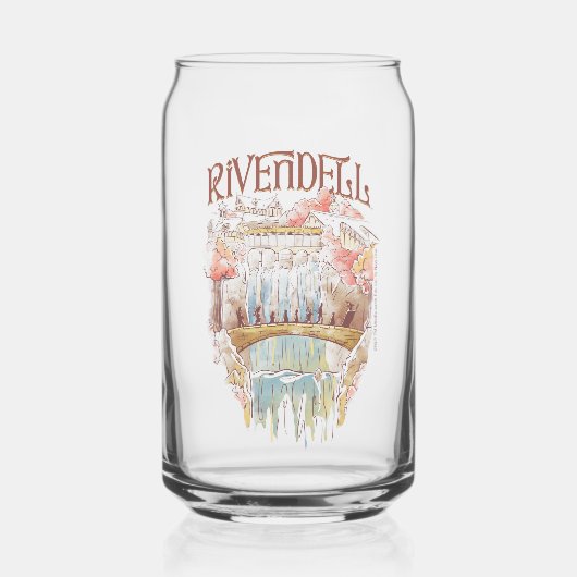 RIVENDELL™ Fellowship Wasserfarben-Illustration Dosenglas (Vorderseite)