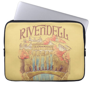 RIVENDELL™ Fellowship Wasserfarben-Illustration Laptopschutzhülle