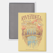 RIVENDELL™ Fellowship Wasserfarben-Illustration Magnet (Vorderseite/Rückseite)