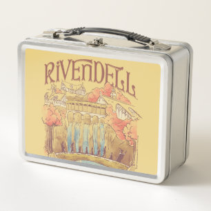RIVENDELL™ Fellowship Wasserfarben-Illustration Metall Brotdose