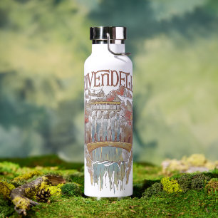 RIVENDELL™ Fellowship Wasserfarben-Illustration Trinkflasche