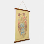 RIVENDELL™ Fellowship Watercolor Illustration Wandteppich Mit Holzrahmen (Gewinkelt)