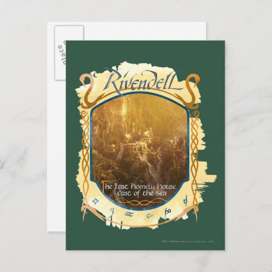 Rivendell Graphic Postkarte (Vorne/Hinten)