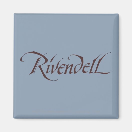 Rivendell Name Solid Magnet (Vorne)