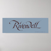 Rivendell Name Solid Poster (Vorne)