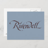 Rivendell Name Solid Postkarte (Vorne/Hinten)