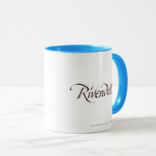 Rivendell Name Solid Tasse (VorderseiteRechts)