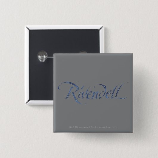 Rivendell Name Textured Button (Vorne & Hinten)
