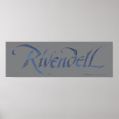 Rivendell Name Textured Poster (Vorne)