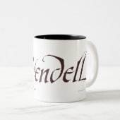 Rivendell Namenskörper Zweifarbige Tasse (VorderseiteRechts)