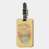 RIVENDELL™-Wasserfarbenillustration der Gemeinscha Gepäckanhänger (Vorderseite vertikal)