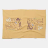 RIVENDELL™ Watercolor Collage Graphic Geschirrtuch (Horizontal)