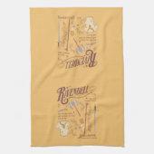 RIVENDELL™ Watercolor Collage Graphic Geschirrtuch (Vertikal)