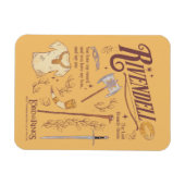 RIVENDELL™ Watercolor Collage Graphic Magnet (Horizontal)