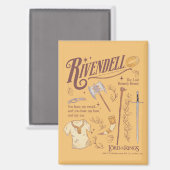 RIVENDELL™ Watercolor Collage Graphic Magnet (Vorderseite/Rückseite)