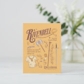 RIVENDELL™ Watercolor Collage Graphic Postkarte (Stehend Vorderseite)
