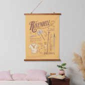 RIVENDELL™ Watercolor Collage Graphic Wandteppich Mit Holzrahmen (Schlafzimmer)