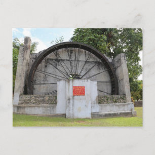 River Anwesen Water Wheel, Trinidad Postcard Postkarte