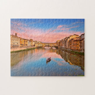River Arno at Sunset Puzzle
