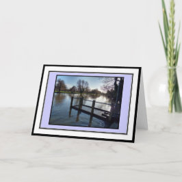 River Avon, Stratford-Upon-Avon Greetings Card Karte
