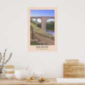 River Ayr Way Schottlands Große Trails Poster (Küche)