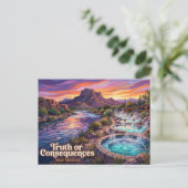 River Bend Hot Springs USA Postkarte (Stehend Vorderseite)