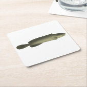 River Blackfish Print, Value Poster Paper (Matte) Rechteckiger Pappuntersetzer (angewinkelt)
