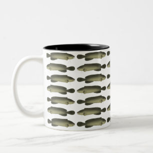 River Blackfish Print, Value Poster Paper (Matte) Zweifarbige Tasse