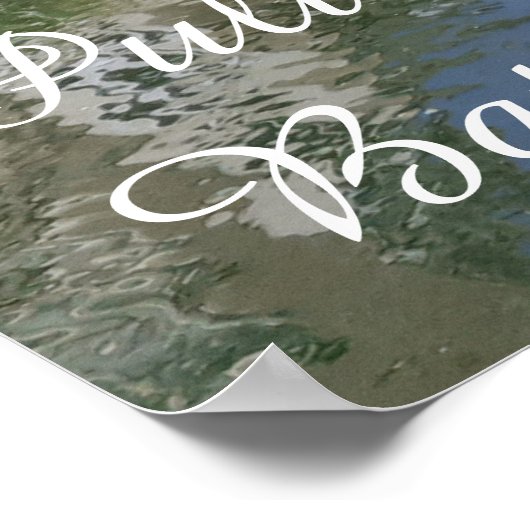 River Boat and Kayaking at Pulteney Weir, Bath Poster (Ecke)