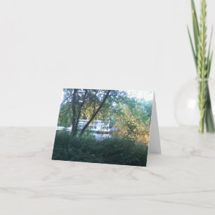 River Boat Note Karte