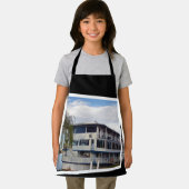 River Boat Popout Art, Kinder Full Print Schürze (Insitu)