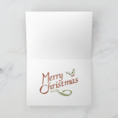 River Boat Weihnachtskarte Feiertagskarte (Innenseite)