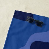 River Breeze Navy Blue Strandtuch (Beispiel)